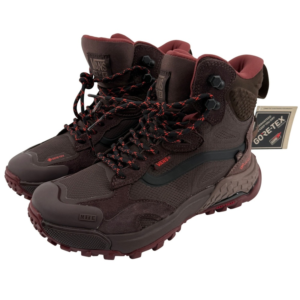 Vans Crestline GORE-TEX‎ MTE Hiking Boots Men 6.5/Women 8 Bitter Chocolate Brown